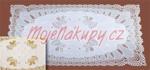 De�ka plastov� v�no�n�<br>43 x 84 cm zlat�