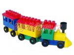 Hračka vláček lokomotiva a 5 vagónů plast různá barva