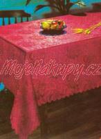 Ubrus teflonov� JACQUARD 110 x 140 cm /  �erven�
