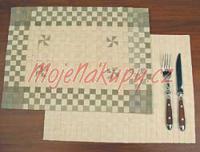 Prost�r�n� palmov� list<br>30 x 45 cm p��rodn� barva