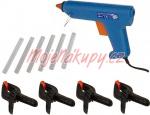 Tavn lepc pistole 80 W<br>s posuvem + 4 ks svrek