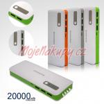 Powerbanka 20000 mAh extern napjec baterie