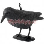 Plašič holubů havran sedící černý plast GARDIGO