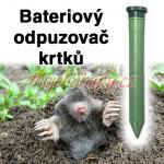 Odpuzova krtk a hrabo elektronick bateriov