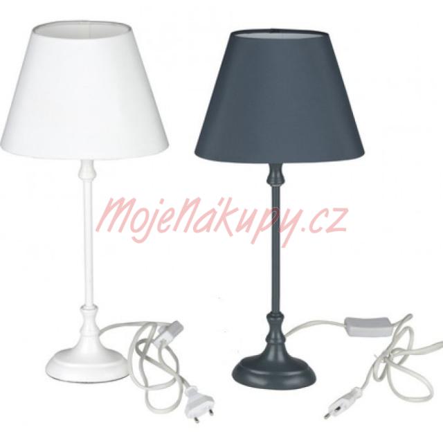 Stolní lampa 230 V 25 W 35 cm /  bílá - černá barva